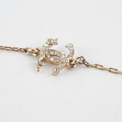 Chanel Crystal Pearl Arrow Necklace Costume Jewellery