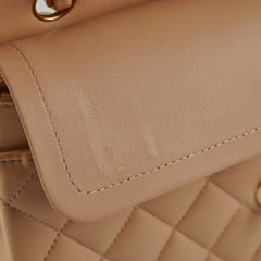 ITEM 17 - Chanel Small Double Classic Flap Beige 29series