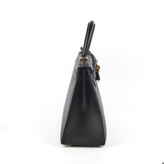 Hermes Kelly 28 Epsom Black D Stamp