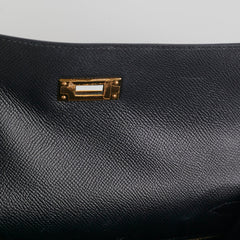 Hermes Kelly 28 Epsom Black D Stamp