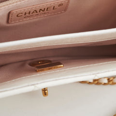 Chanel Seasonal Calfskin Flap White