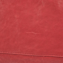 Chanel CC Chain Leather Tote Red