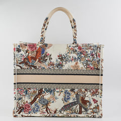 Christian Dior Embriodered Large Book Tote