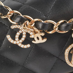 Chanel Seasonal Mini Rectangular Lambskin Black