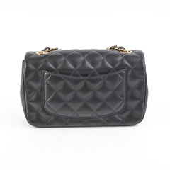 Chanel Seasonal Mini Rectangular Lambskin Black