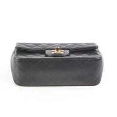 Chanel Seasonal Mini Rectangular Lambskin Black