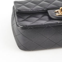 Chanel Seasonal Mini Rectangular Lambskin Black