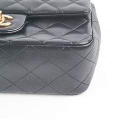 Chanel Seasonal Mini Rectangular Lambskin Black