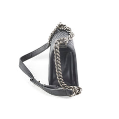 Chanel Old Medium Boy Lambskin Black