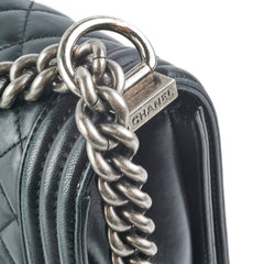 Chanel Old Medium Boy Lambskin Black