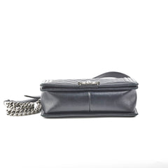 Chanel Old Medium Boy Lambskin Black