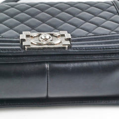 Chanel Old Medium Boy Lambskin Black