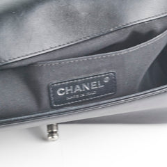 Chanel Old Medium Boy Lambskin Black