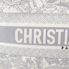 Christian Dior Large Book Tote Grey