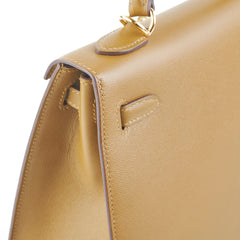 Hermes Kelly 25 Sellier Madame U8 Bronze Dore - Stamp Z