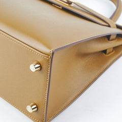 Hermes Kelly 25 Sellier Madame U8 Bronze Dore - Stamp Z