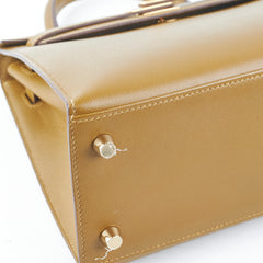 Hermes Kelly 25 Sellier Madame U8 Bronze Dore - Stamp Z