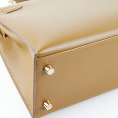 Hermes Kelly 25 Sellier Madame U8 Bronze Dore - Stamp Z