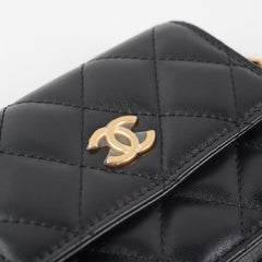 ITEM 1 - Chanel Card Holder On Chain Black