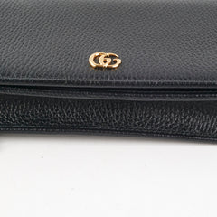 Gucci GG Marmont Wallet On Chain Black