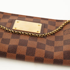 ITEM 22 - Louis Vuitton Eva Clutch Damier Ebene