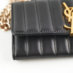 Saint Laurent Vicky Wallet Black