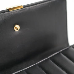Saint Laurent Vicky Wallet Black