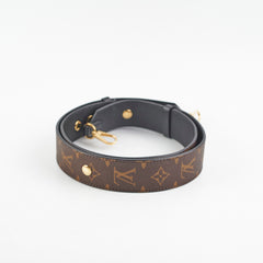 Louis Vuitton Bandoulière Regular Monogram Black Strap