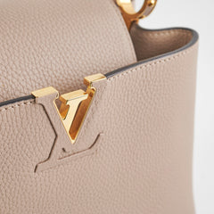 Louis Vuitton Capucines MM Taupe Galet