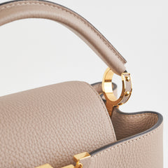 Louis Vuitton Capucines MM Taupe Galet
