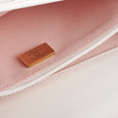 Chanel Seasonal Wallet On Chain WOC White