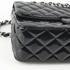 Chanel Jumbo Classic Flap Patent Black- Series 15