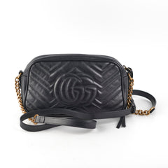 Gucci Marmont Small Camera Crossbody Black