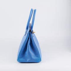 Hermes Birkin 30 Blue Paradise Epsom R Square Stamp