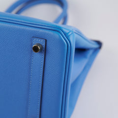 Hermes Birkin 30 Blue Paradise Epsom R Square Stamp