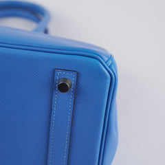 Hermes Birkin 30 Blue Paradise Epsom R Square Stamp