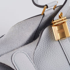 Hermes Picotin 18 Bleu Pale Clemence- Z Stamp