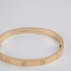 Cartier Love Bracelet Size 17 2023