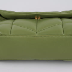 Saint Laurent Puffer Toy Shoulder Bag Green