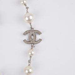 Chanel CC Pearls Long Necklace