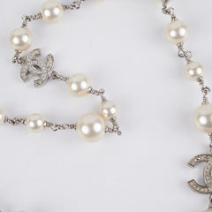 Chanel CC Pearls Long Necklace