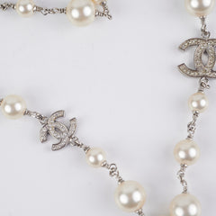 Chanel CC Pearls Long Necklace
