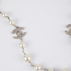 Chanel CC Pearls Long Necklace