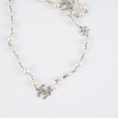 Chanel CC Pearls Long Necklace