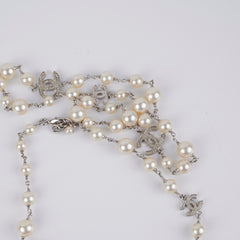 Chanel CC Pearls Long Necklace