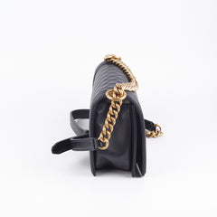 Chanel Old Medium Boy Black