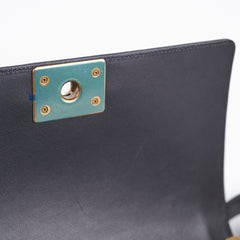 Chanel Old Medium Boy Black