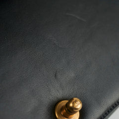 Chanel Old Medium Boy Black