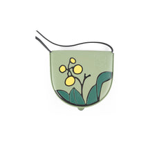 Loewe Mini Green Heel Crossbody Cardholder