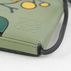 Loewe Mini Green Heel Crossbody Cardholder